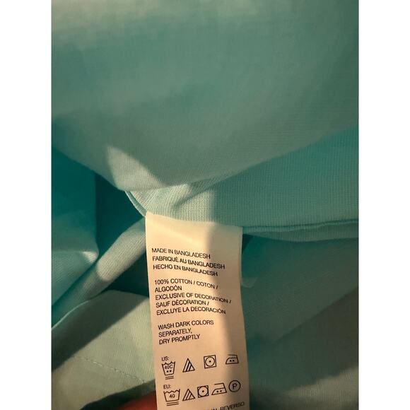 Lot of 3 Izod/Chaps New Long Sleeve Button Down Medium Shirt Blue Green - Picture 9 of 10